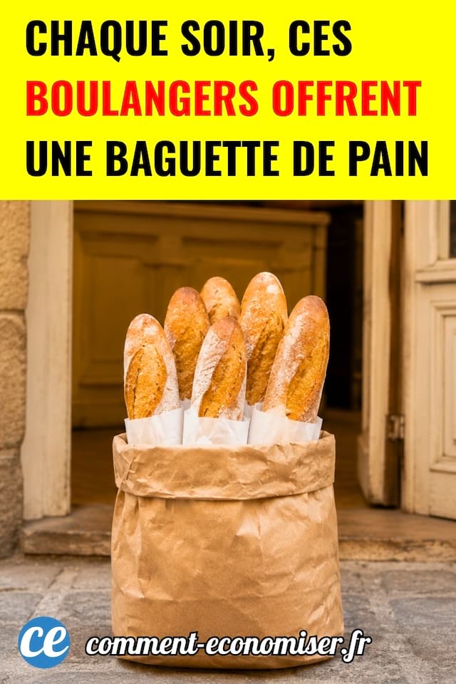 Une bannette de pain sur le trottoir devant une boulangerie