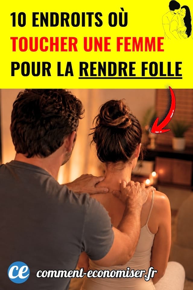 Homme caresse le dos d'une femme