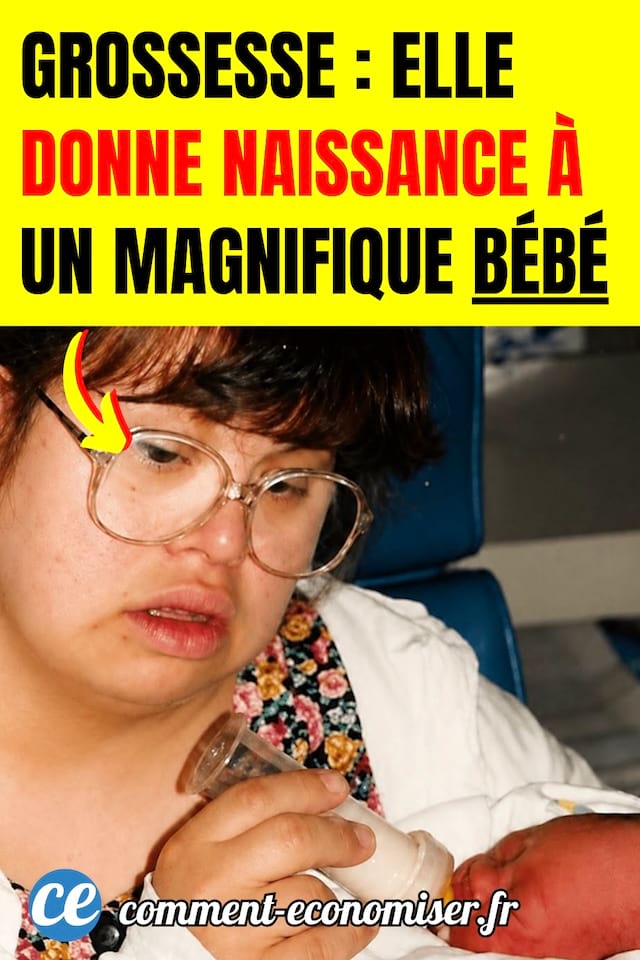 Lisa atteinte de trisomie 21 donne le biberon &agrave; son b&eacute;b&eacute; Nic