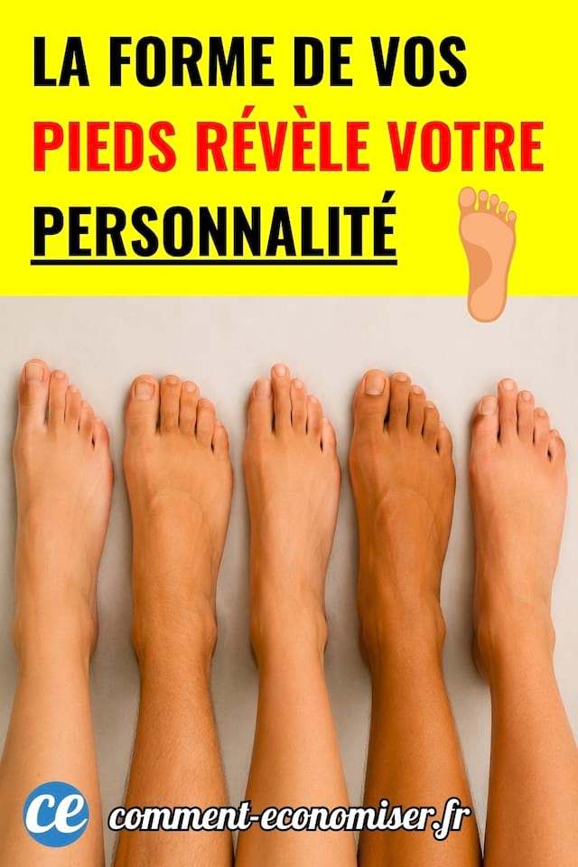 Différentes formes de pieds