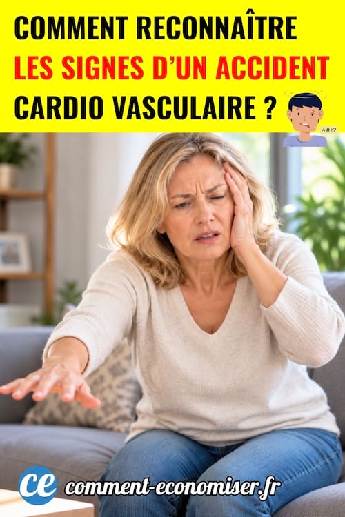 Une femme en d&eacute;tresse avec des sympt&ocirc;mes d'un AVC