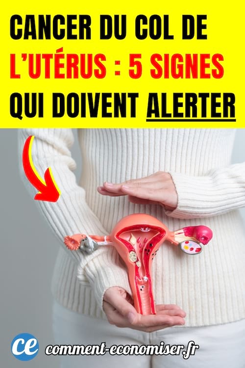 une femme tient entre ses mains devant son ventre une représentation du col de l'utérus
