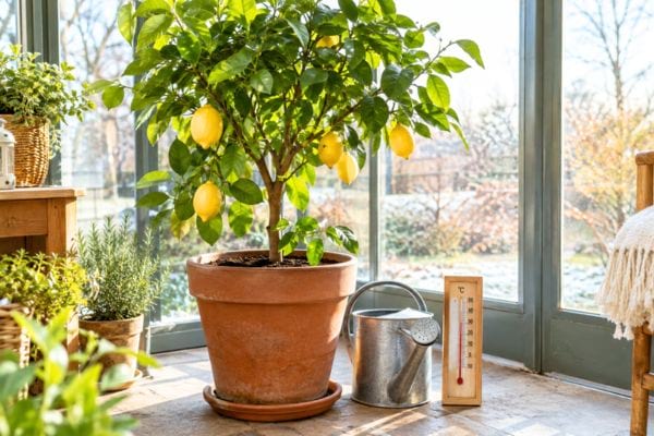 protection des agrumes en pot en hiver