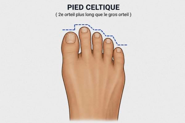 un pied celtique