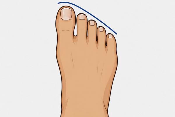 un pied egyptien