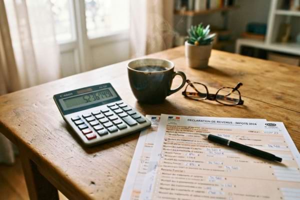 Un stylo pointe sur des documents administratifs français