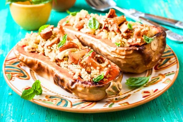 comment cuisiner courge butternut farcie