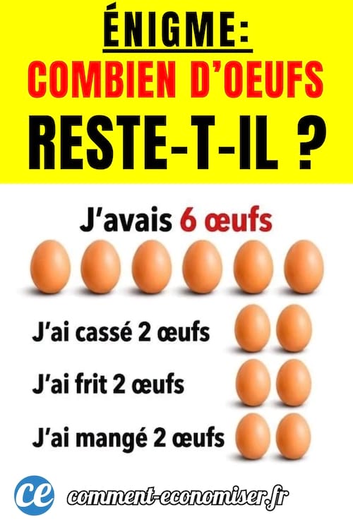Combien d'oeufs il reste ?