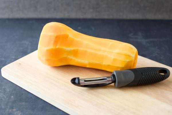 courge butternut épluchée facilement