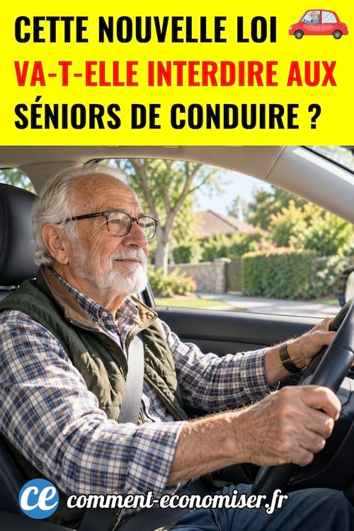 Un homme sénior qui conduit une voiture