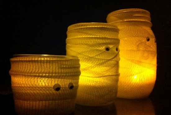 lampion momies pour halloween