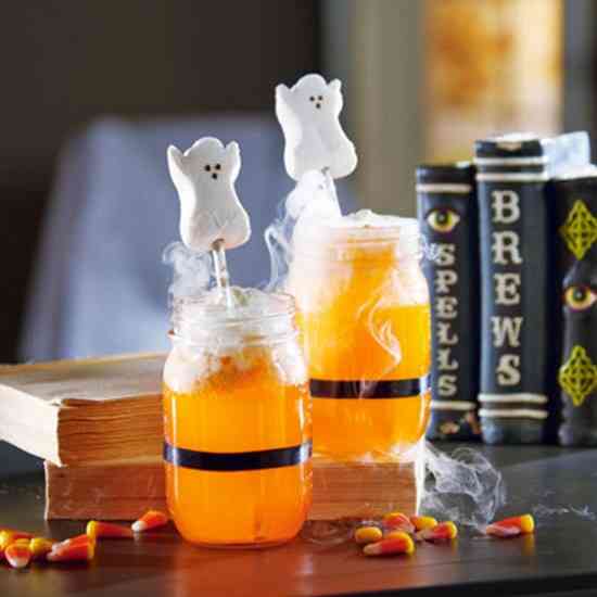 cocktail fumant pour halloween