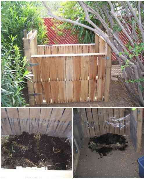 bac à compost fait maison en palette