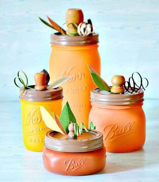 bocal citrouille pour halloween