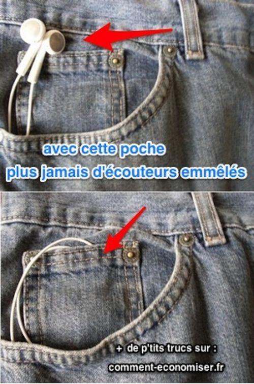 Comment Ne Pas Emmêler Ses écouteurs L'Astuce pour Ne Plus Emmêler Ses Écouteurs Quand On Porte un Jean.