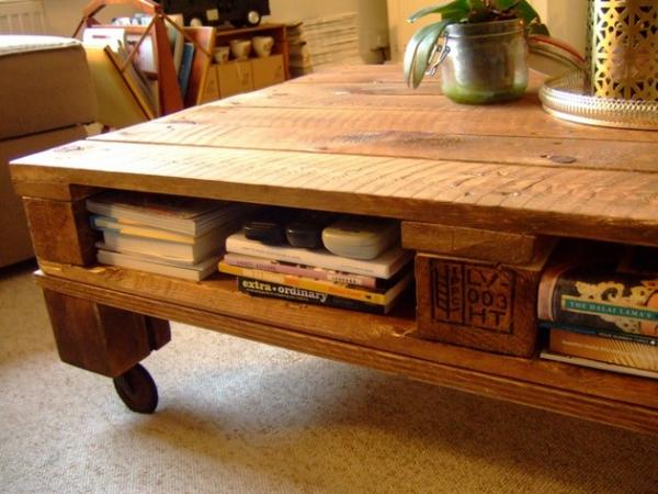 recycler une palette en table