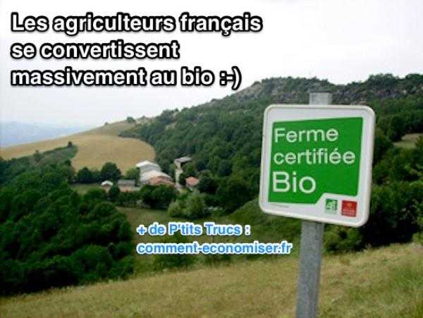 les agriculteurs se convertissent massivement au bio en France