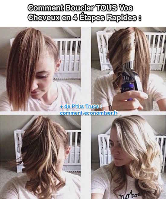 Astuce pour boucler vos cheveux rapidement