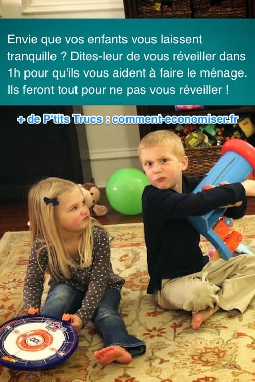 Comment faire pour que vos enfants vous laissent tranquille