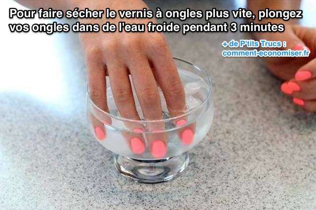 Comment faire sécher les ongles rapidement