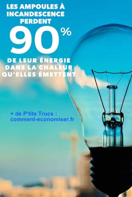 Pour rafraîchir votre maison, remplacez vos ampoules à incandescence par des ampoules à basse consommation.
