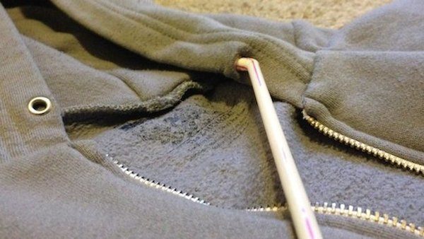 Comment remettre le cordon dans la capuche facilement