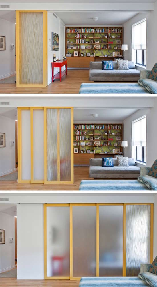 Saviez-vous que les cloisons coulissantes peuvent vous aider à gagner de l'espace dans votre petit appartement ?