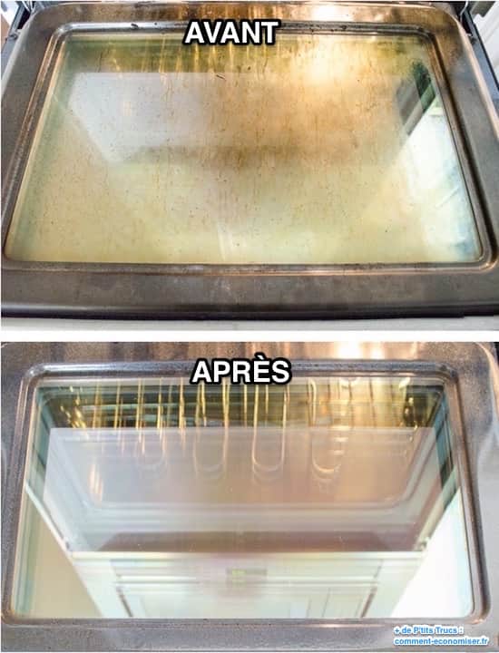 Comment nettoyer en profondeur la vitre du four ?