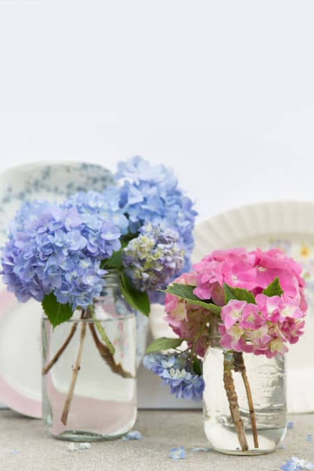 bocaux transformé en vases