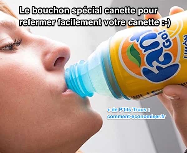 Astuce pour refermer une canette entamée facilement