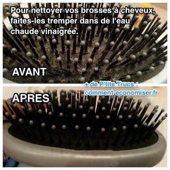 laver et désinfecter brosse cheveux facilement