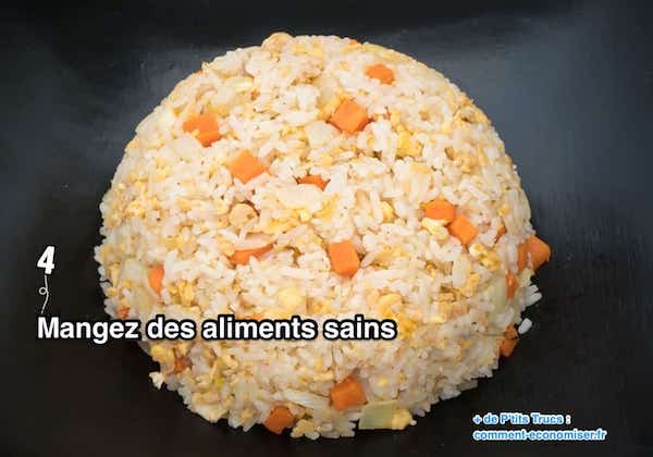 mangez sainement pour éviter la déprime