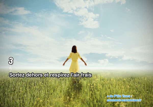 sortez dehors pour éviter burn out