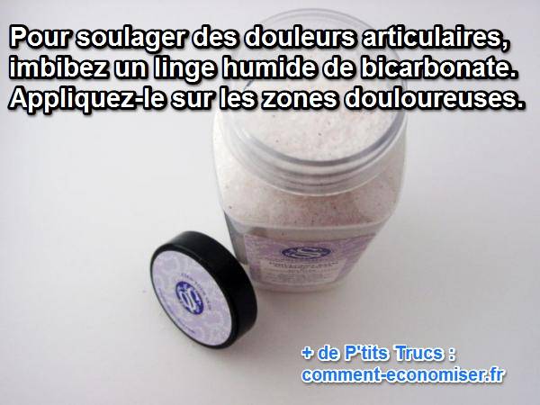 soulagez vos articulations douloureuses avec du bicarbonate