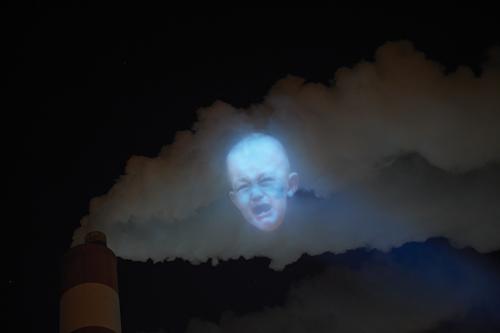 ds visages d'enfants utilisés pour dénoncer la pollution de l'air