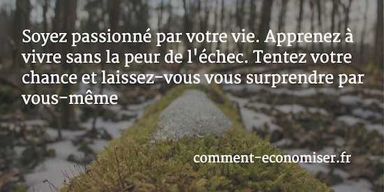 Citation sur la passion et le bonheur