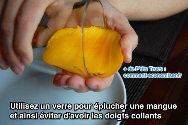 Comment éplucher une mangue sans avoir les doigts collants