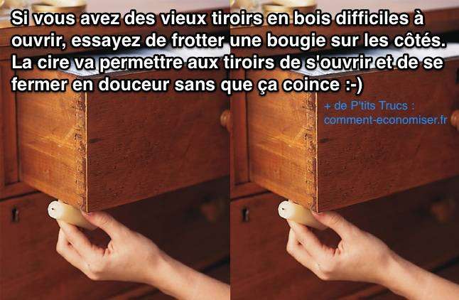 Comment décoincer un tiroir