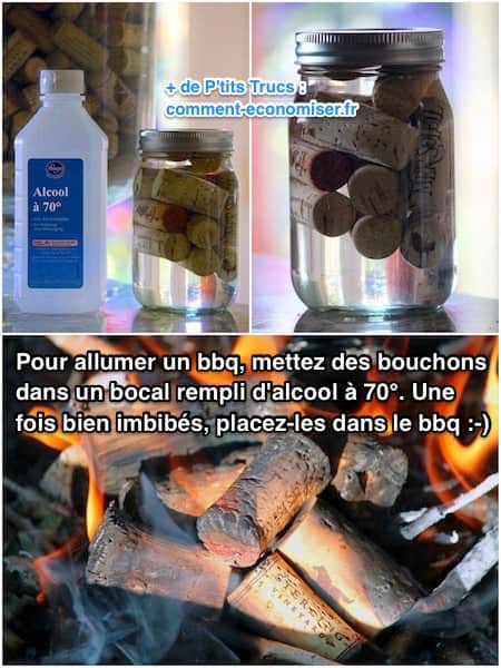 Comment fabriquer allume-feux avec des bouchons en liège