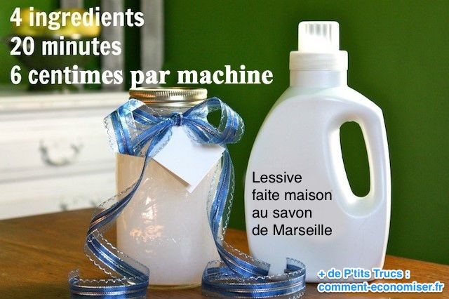 astuce lessive laver linge machine savon marseille