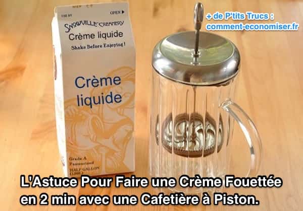 Comment faire une crème fouettée rapidement et facilement