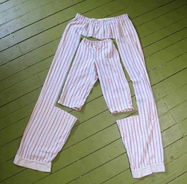 Comment recycler vieux pyjamas en pyjamas pour enfants