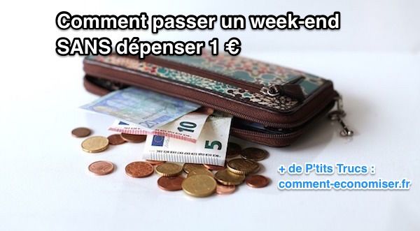 Quelles sont les règles d'un week-end sans dépenses ? 