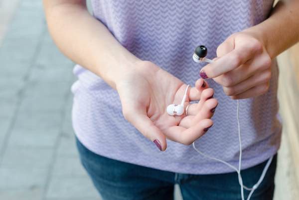 Mettez un embout de différente couleurs pour reconnaître écouteurs