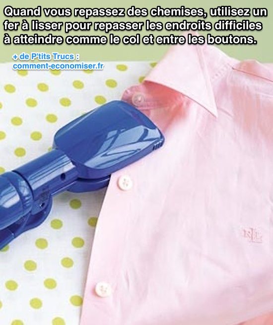 Repassez des chemises sans pli