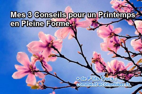 conseils pour être en forme au printemps