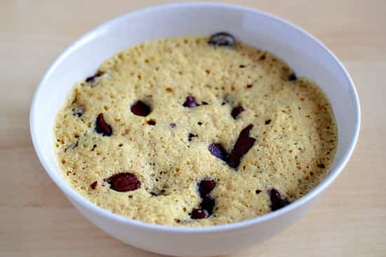 Mettre à cuire le cookie pendant 2 minutes au micro ondes