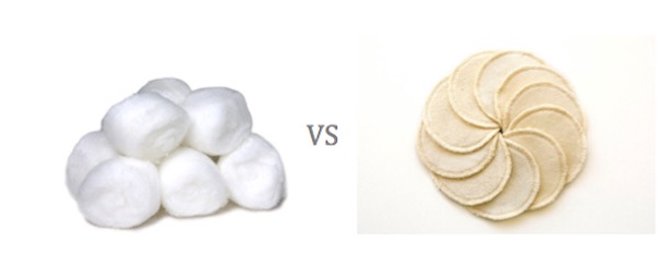 Coton jetables vs lingettes démaquillantes lavables