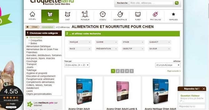 acheter les croquettes en gros sur internet pour économiser