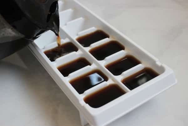 cube de café glacé